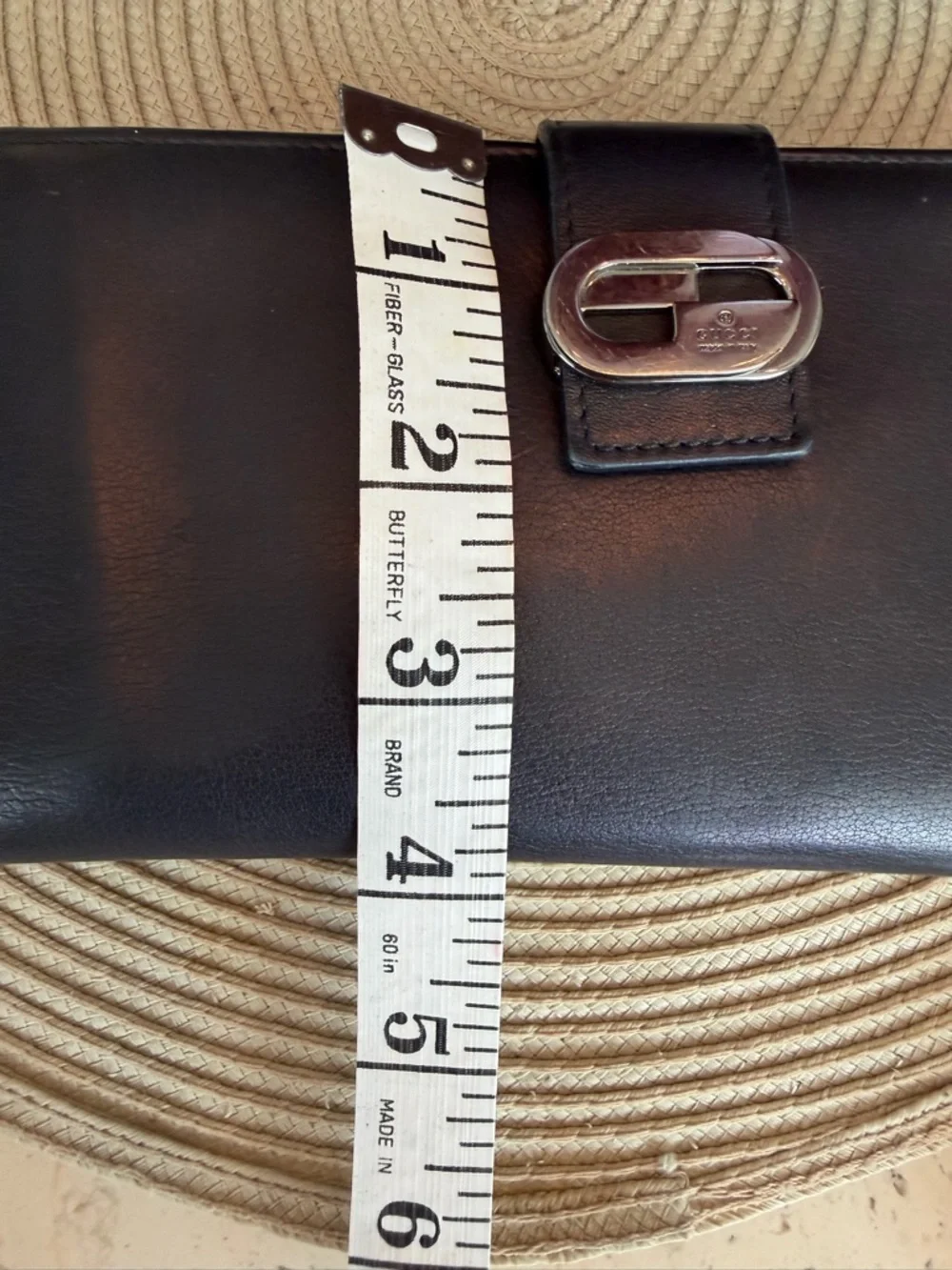 Vintage Gucci Black Leather Bifold Wallet with Snap Back - Picture 15 of 15